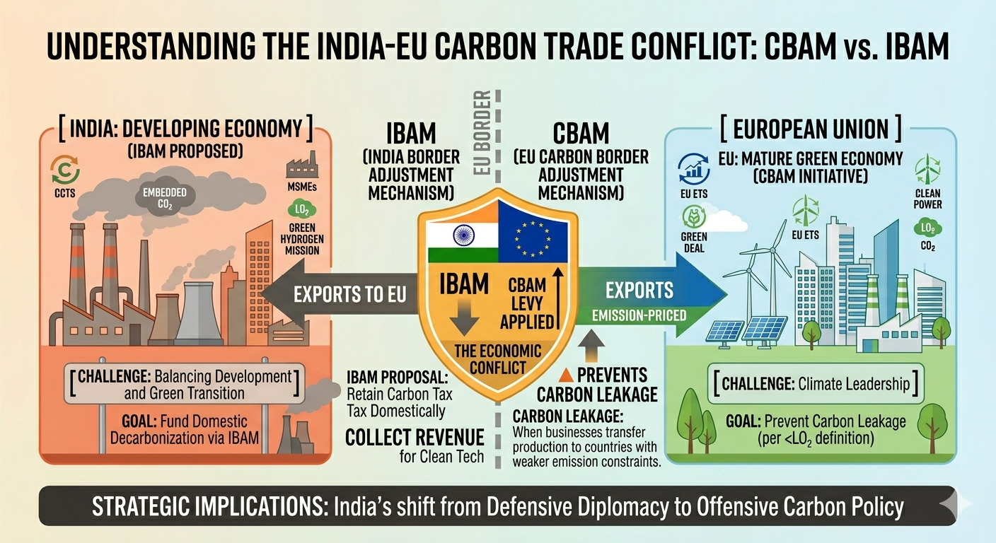 IBAM vs CBAM Safeguarding India’s Carbon Economy and Trade Autonomy