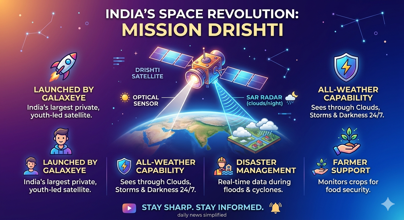 Mission Drishti , GalaxEye , OptoSAR , World Press Freedom Day