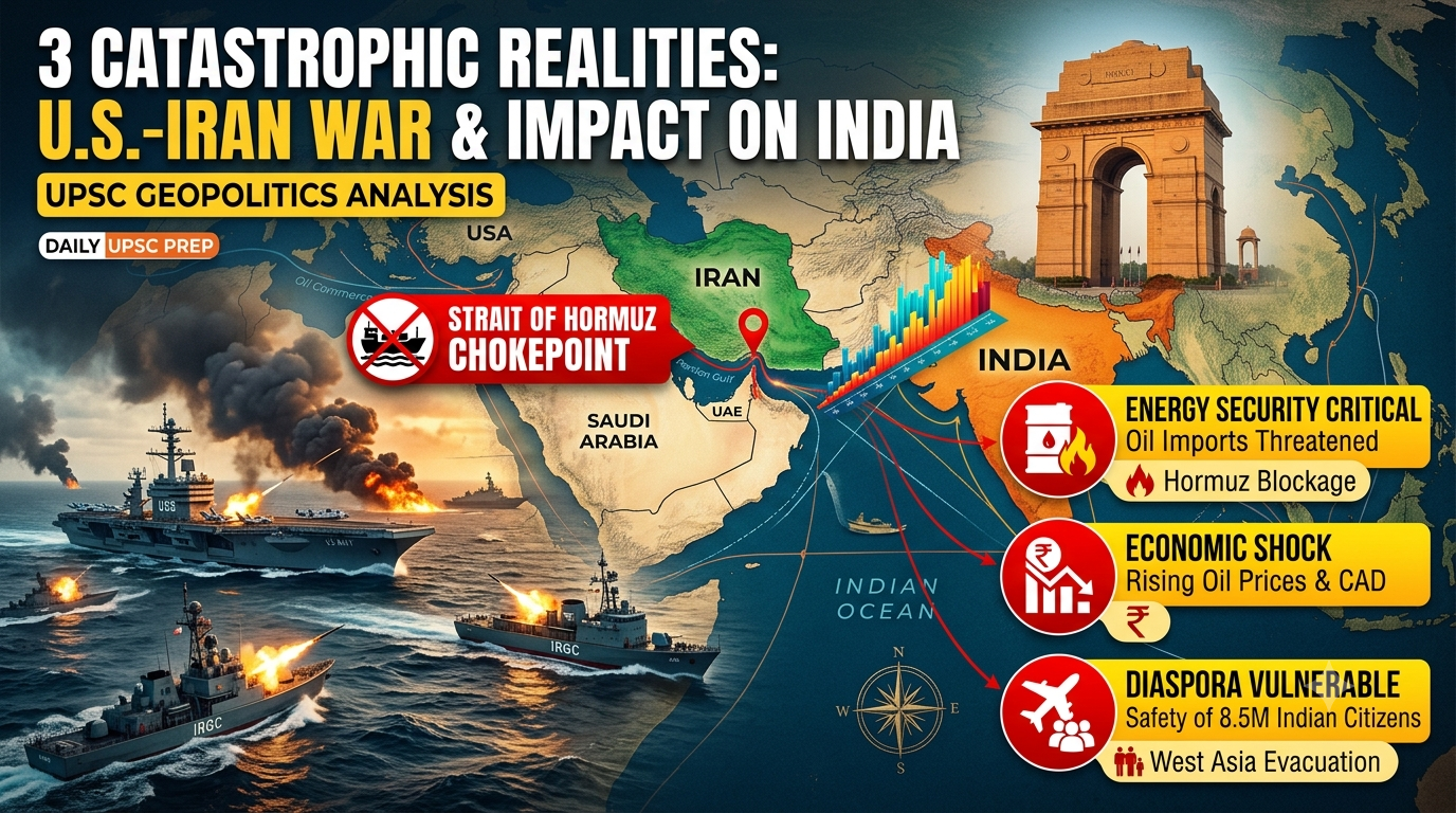 Catastrophic Realities of the U.S.-Iran War and Its Shocking Impact on India in 2026 (U.S.-Iran conflict analysis)